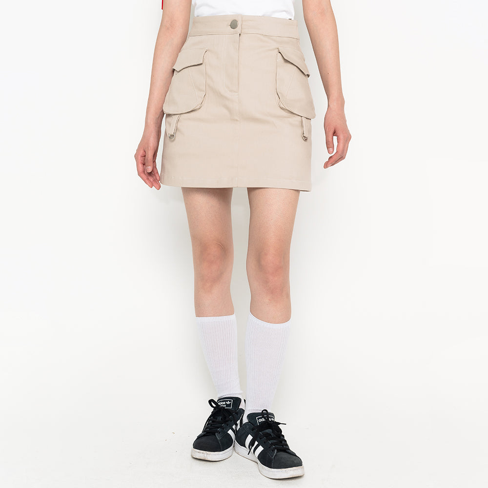 high-school-disco-ss-24-round-cargo-pocket-skirt-beige