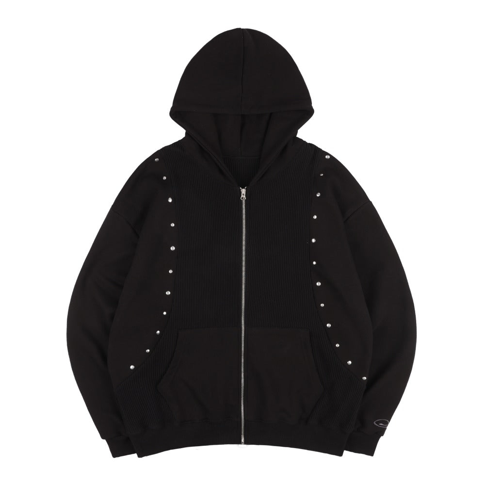 nastykick-ss-25-waffle-stud-hood-zipup-(black)-k25qa660