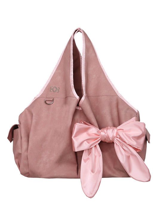 siweol107-ss-25-bow-shoulder-bag-(nubuck-pink)