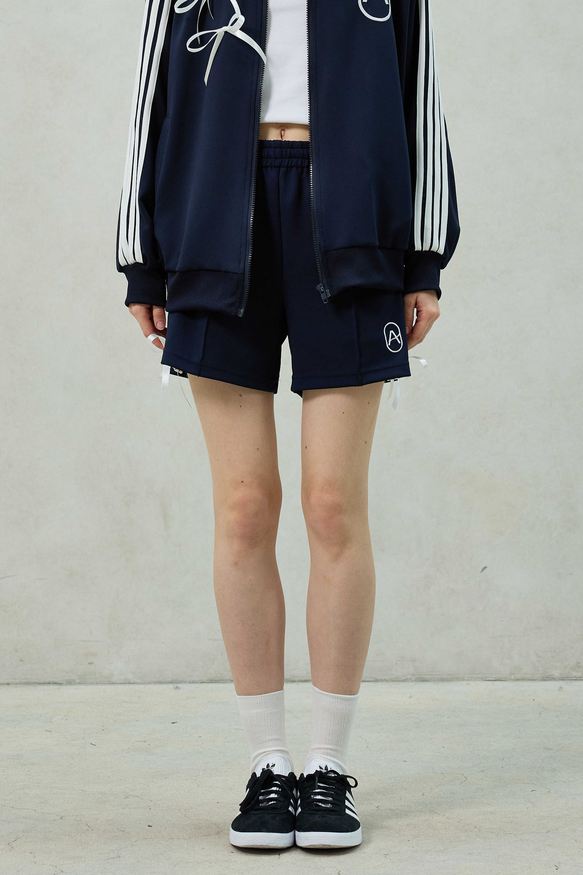 ari-ss-25-ribbon-jersey-track-shorts-pants-/-navy