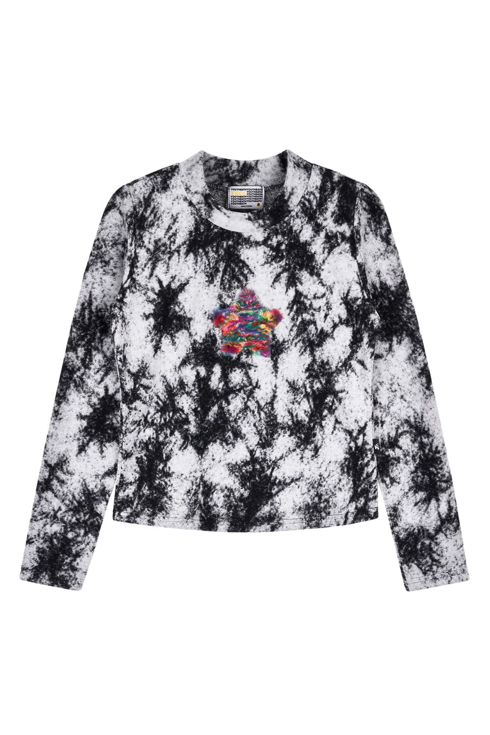 youthbath-ss-25-rainbow-star-long-sleeve_black