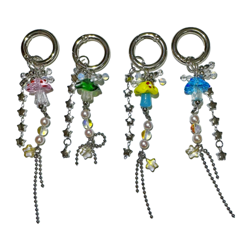 3amgang-seasonless-mushroom-flower-keychain-(4color)