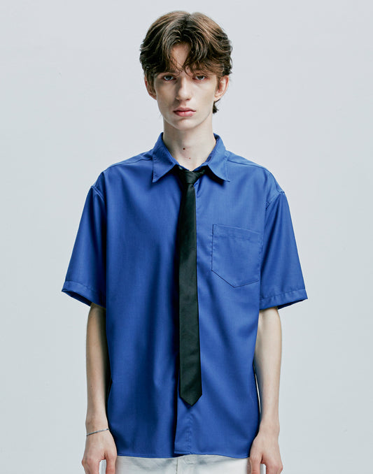 ssy-ss-24-slimtie-setfine-twill-tip-half-shirt-blue