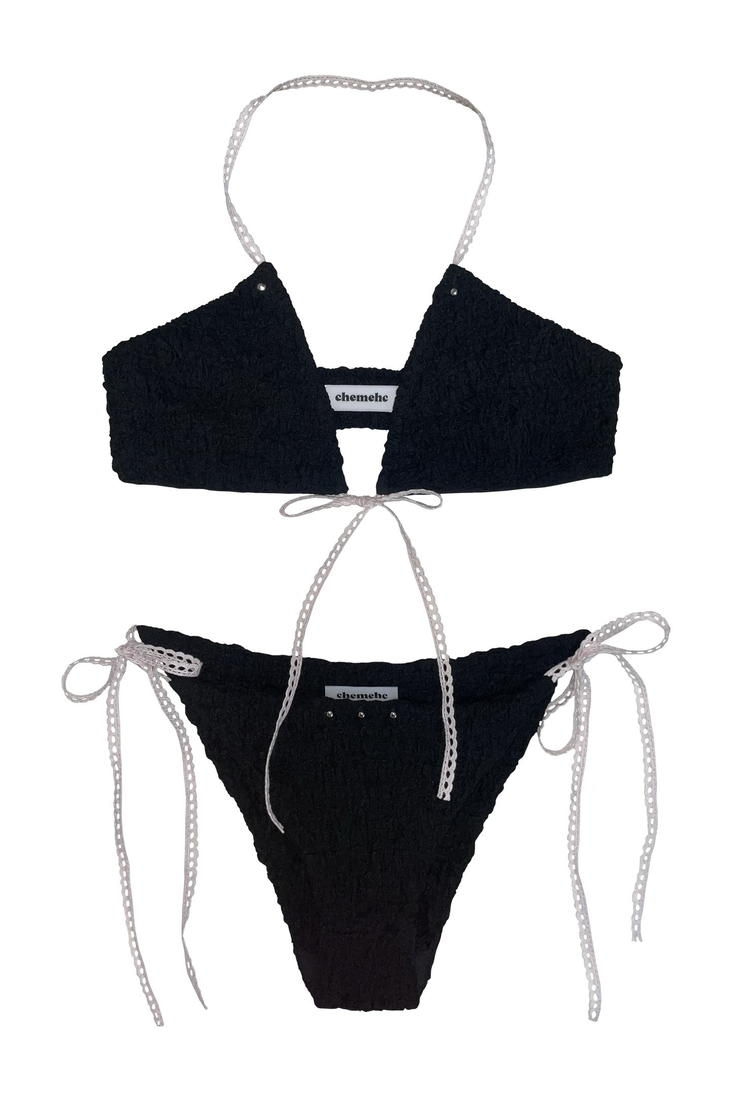 chemehc-summer-24-snug-cotton-bikini-black