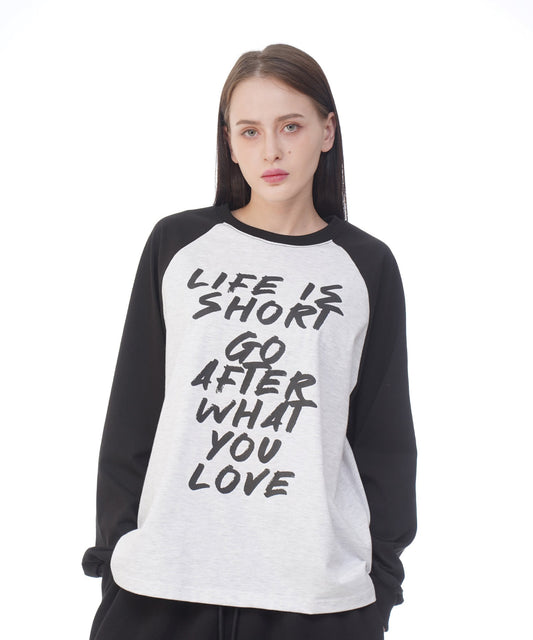 dxoh-fw-24-unisex-life-raglan-tshirt-black/white-melange