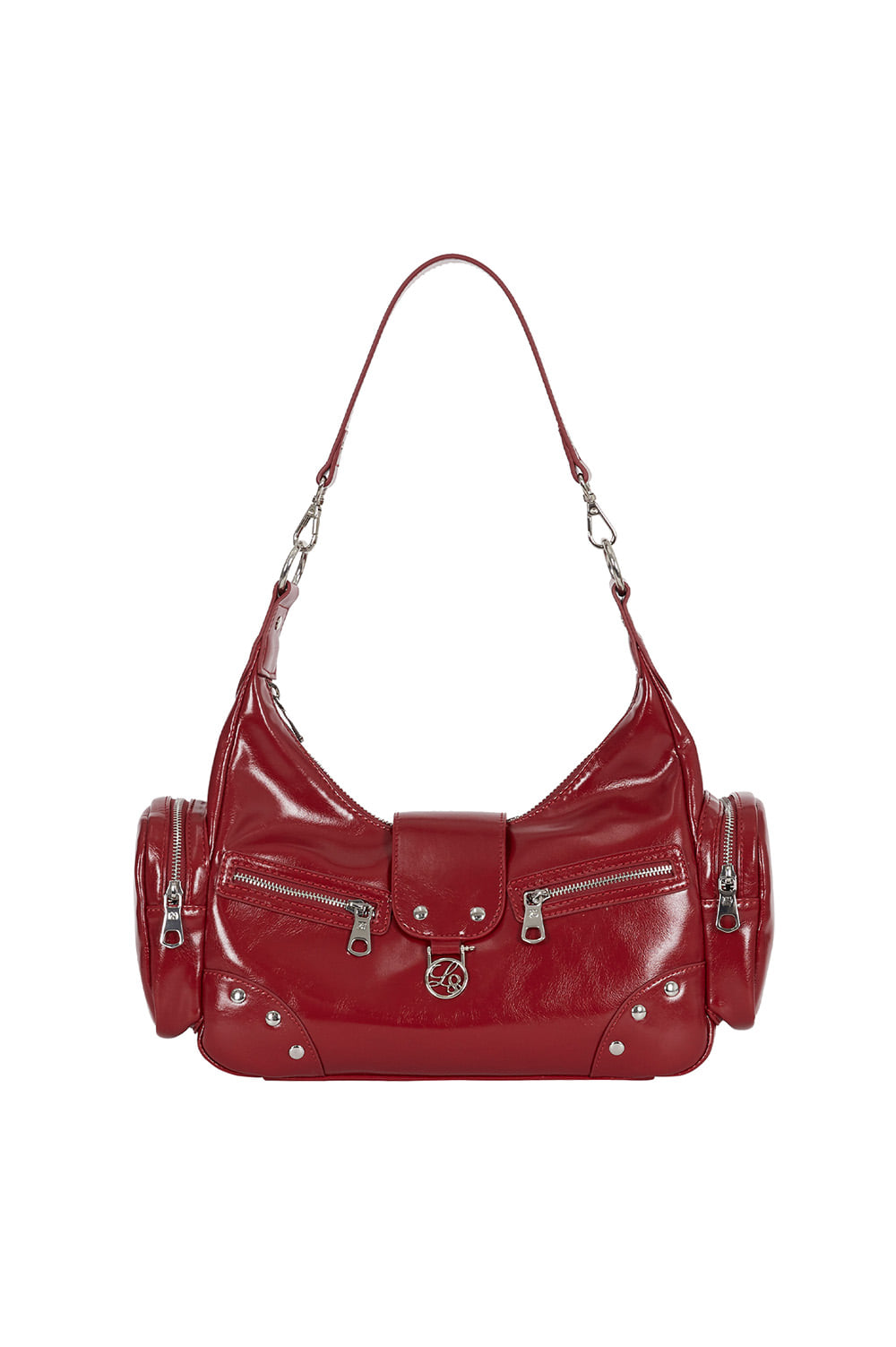 illigo-ss-25-ruby-stud-shoulder-bag-red