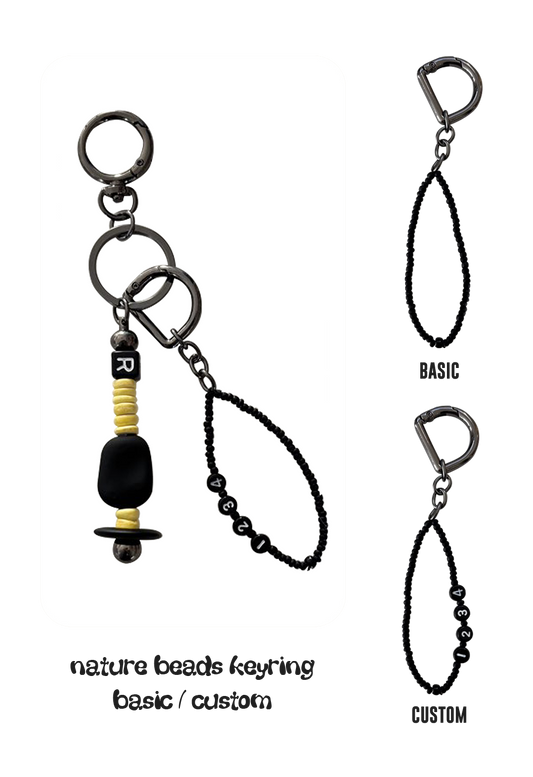 revoirsis-seasonless-nature-beads-keyring-yellow