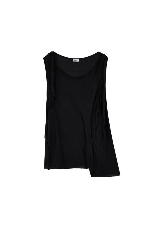 repos-ss-24-layerd-wrap-sleeveless-tshirts-black