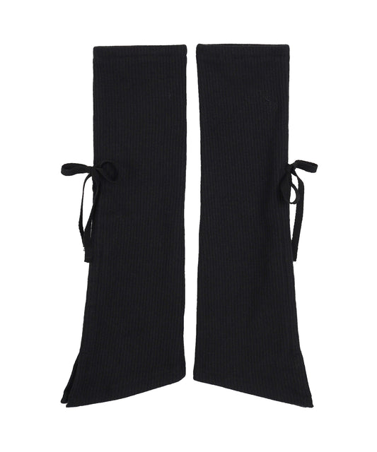 high-school-disco-fw-24-ribbon-slit-wool-vneck-leg-warmer_black