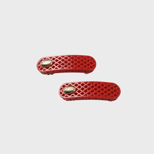 eireve-seasonless-24-waffle-hair-clip-set-red