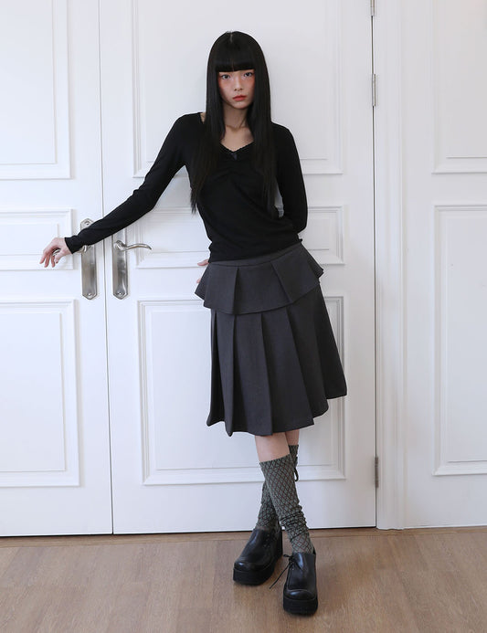 ugly-shadow-fw-24-tulip-midi-skirt(charcoal)