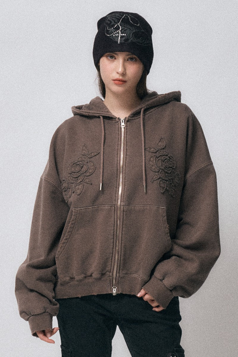 midnight-move-fw-24-flower-hood-zip-up-(brown)