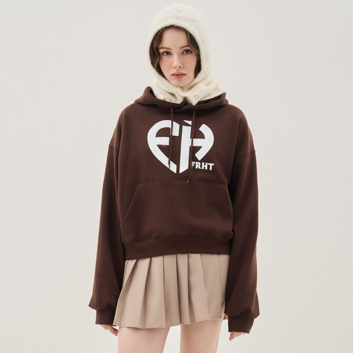 freiheit-ss-25-semi-crop-logo-heart-symbol-hoodie-(brown)