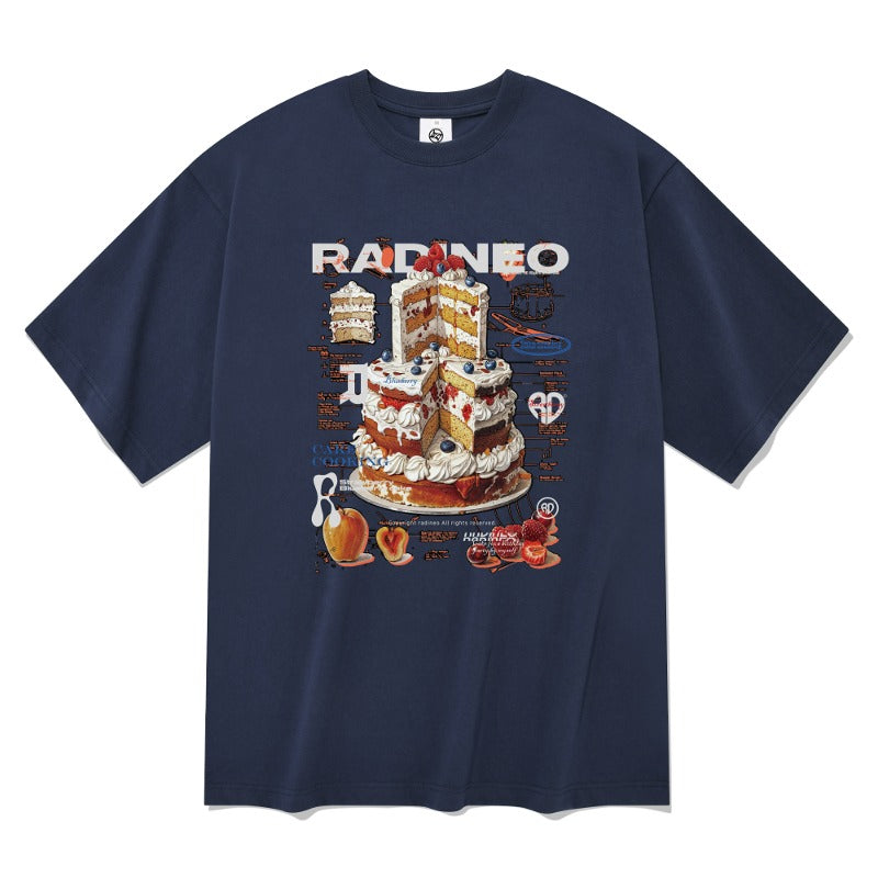 radineo-ss-24-cake-shortsleeved-tshirt-navy