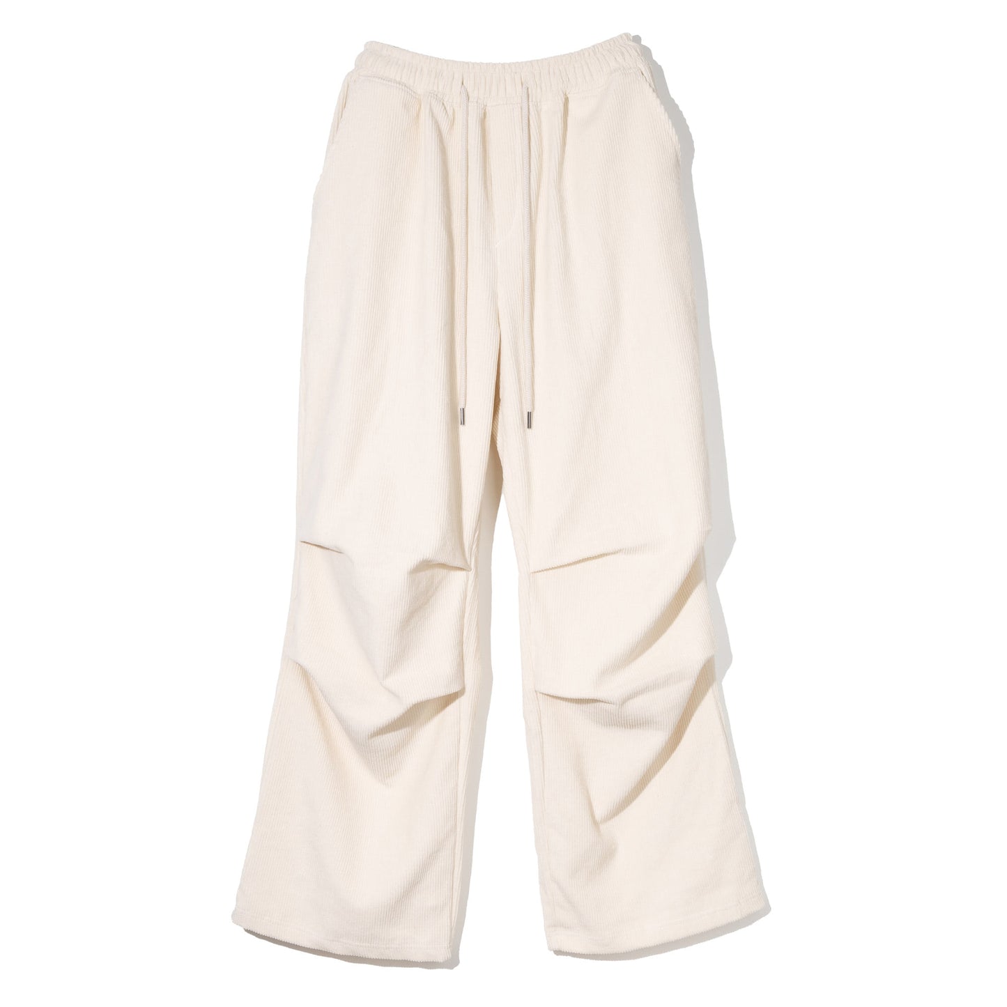 massnoun-ss-25-parachute-corduroy-strap-pants-cream