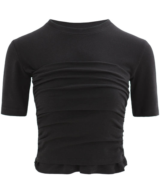 plasmasphere-ss-24-drape-tshirt-in-black