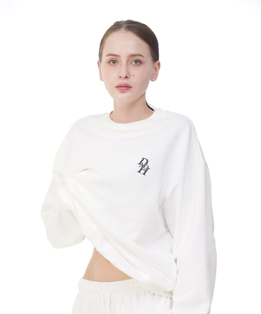 dxoh-fw-24-unisex-stack-logo-sweatshirt-white-ivory