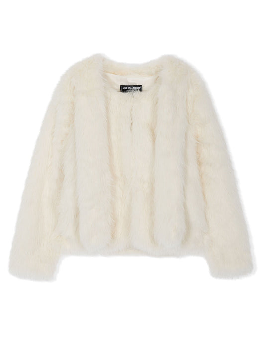 ugly-shadow-fw-24-hoodie-fur-jacket(ivory)