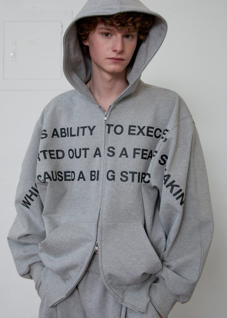 esc-studio-ss-25-lettering-hoodie-zipup(grey)