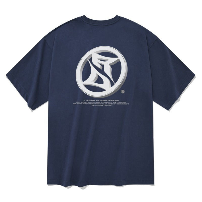 radineo-ss-24-round-logo-shortsleeved-tshirt-navy