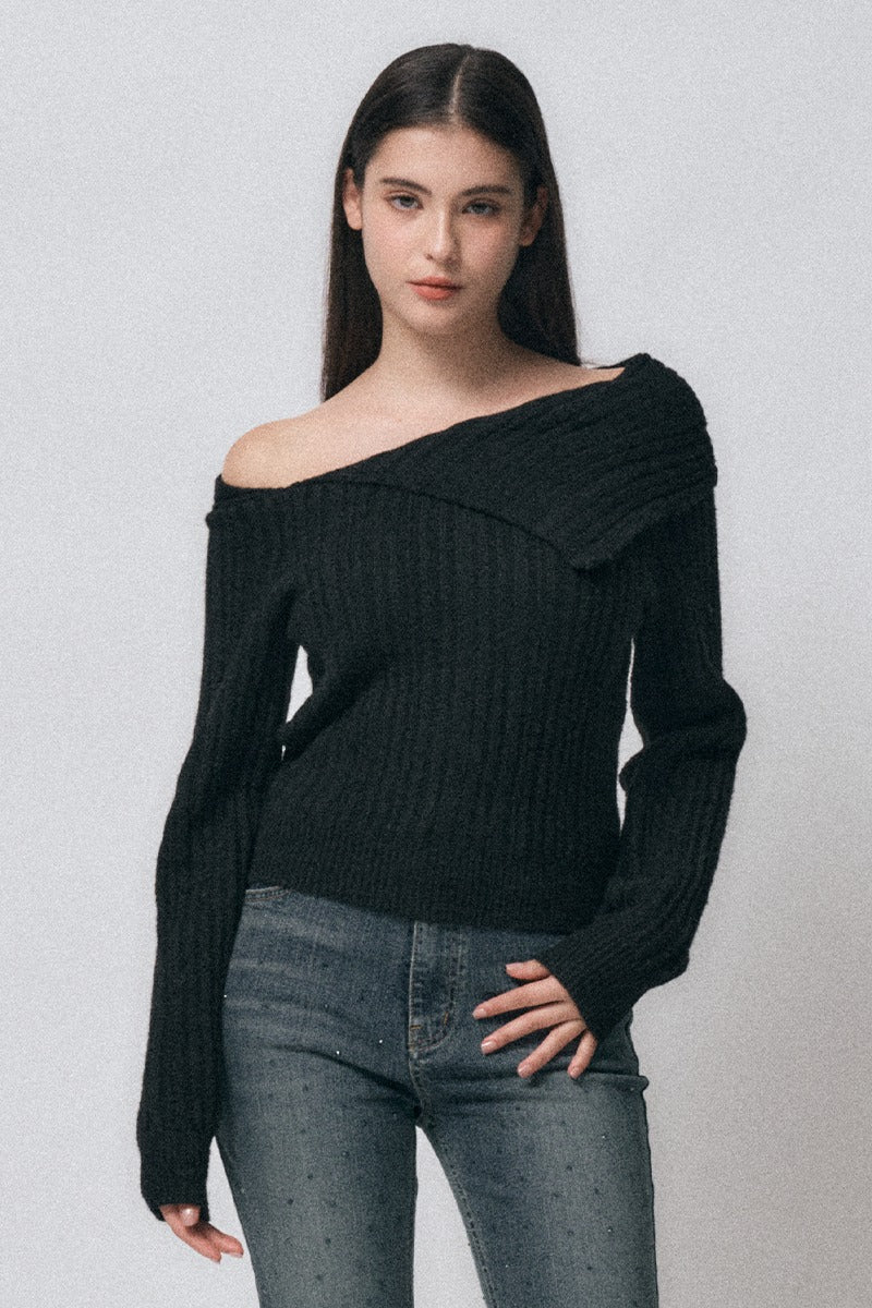 midnight-move-fw-24-one-shoulder-knit-(black)