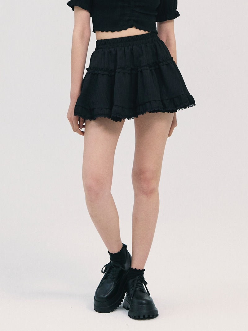 babletwo-ss-24-saya-frill-skirtblack