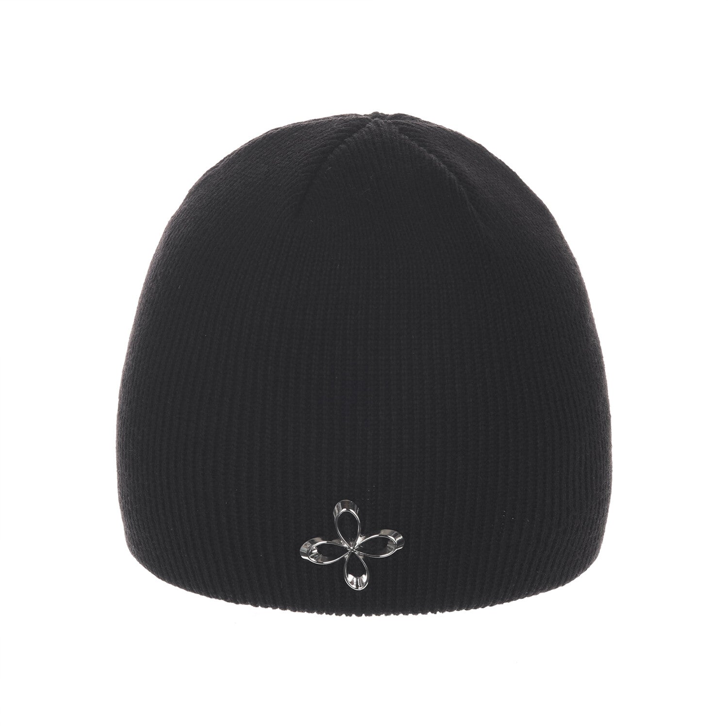 surgery-ss-24-surgery-clover-logo-short-beanie-black