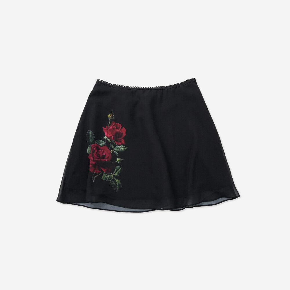 elfelfelf-archives-ss-24-rose-layered-skirt-black