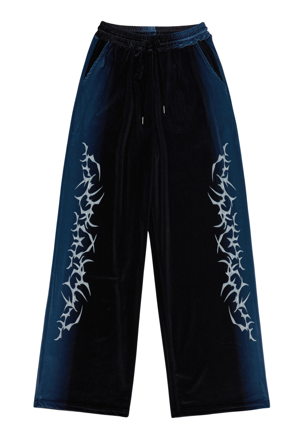 dilettantisme-ss-25-tribal-velvet-pants(bk)