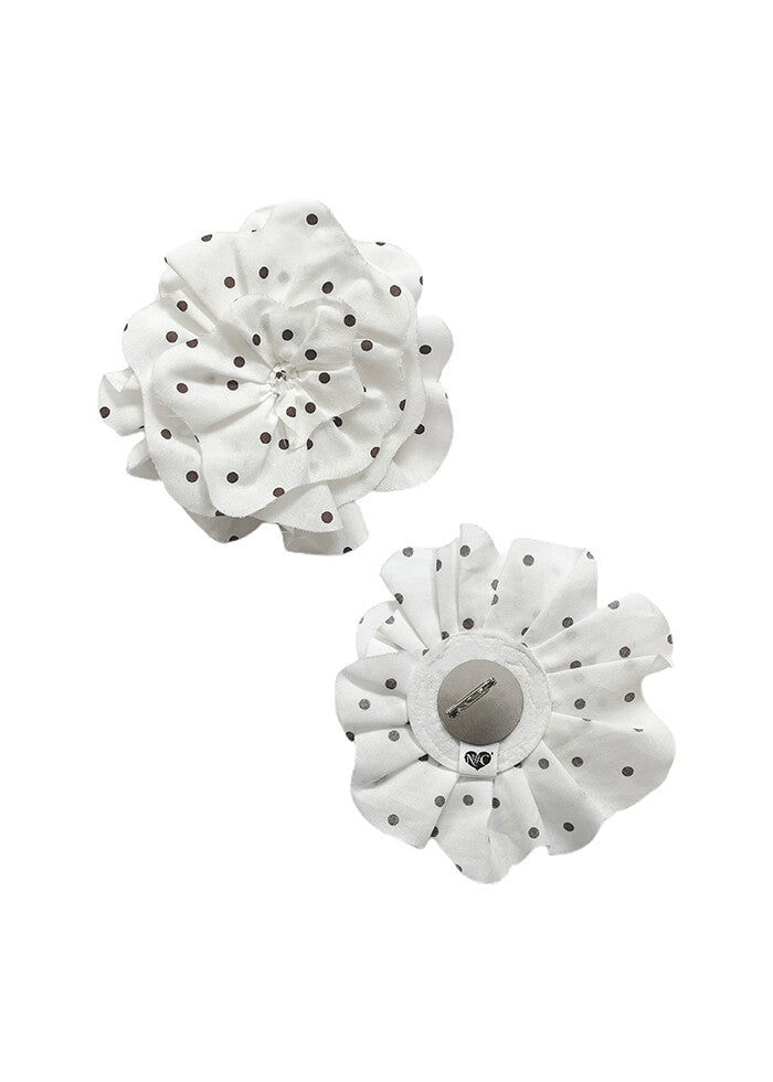 nofficialnoffice-ss-25-polka-dot-corsage-brooch-off-white