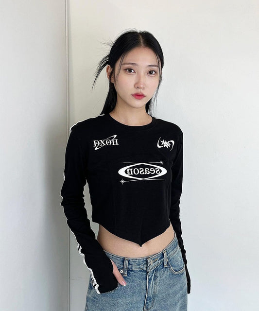 dxoh-fw-23-season-logo-uniform-semi-warmer-crop-tee-black