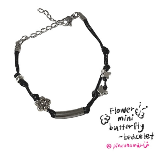 pincunomaru-seasonless-flower-mini-butterfly-bracelet