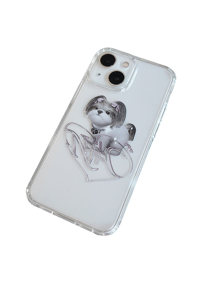 nofficialnoffice-seasonless-heart-puppy-jell-hard-phone-case